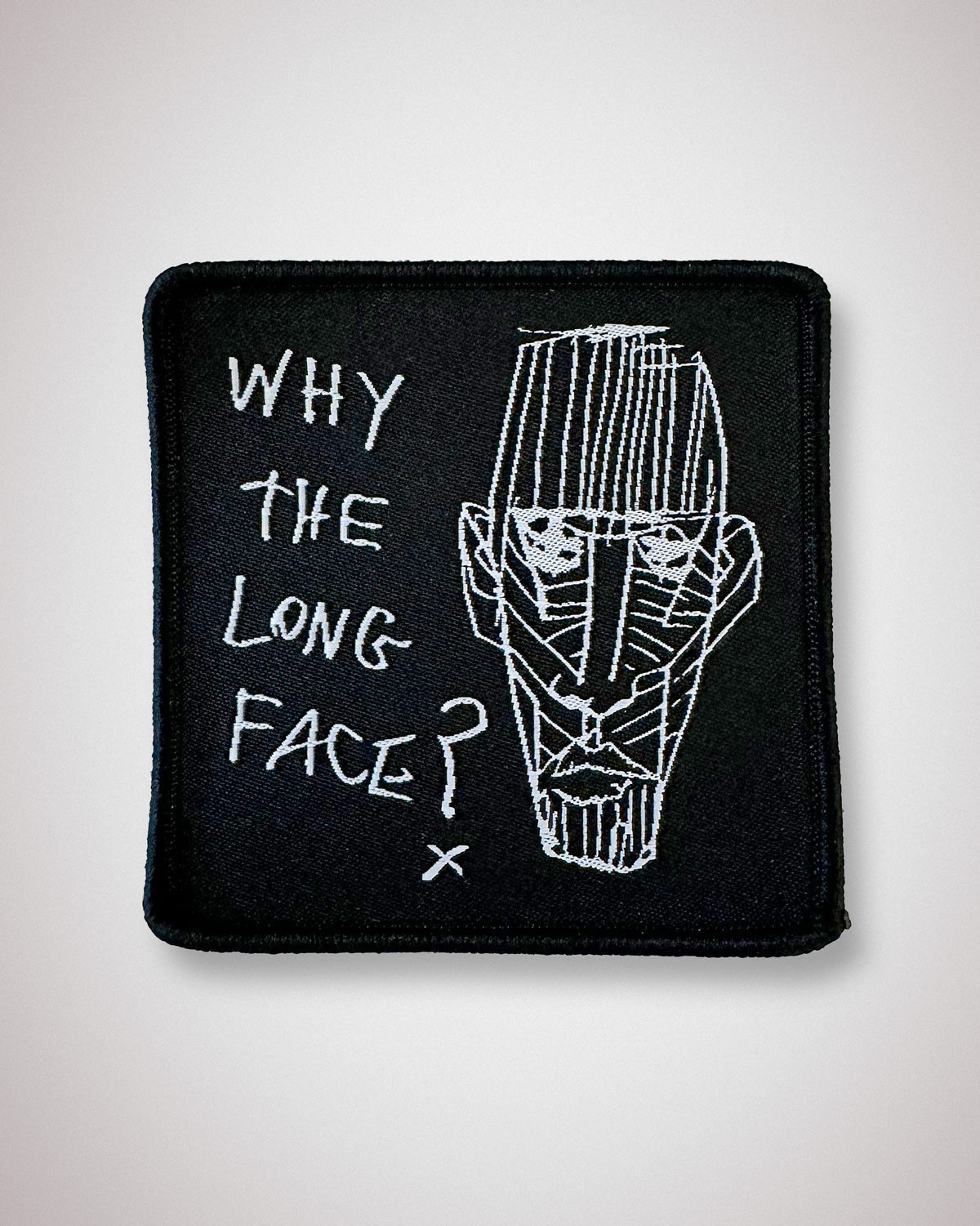 Long Face - アイロン ワッペン