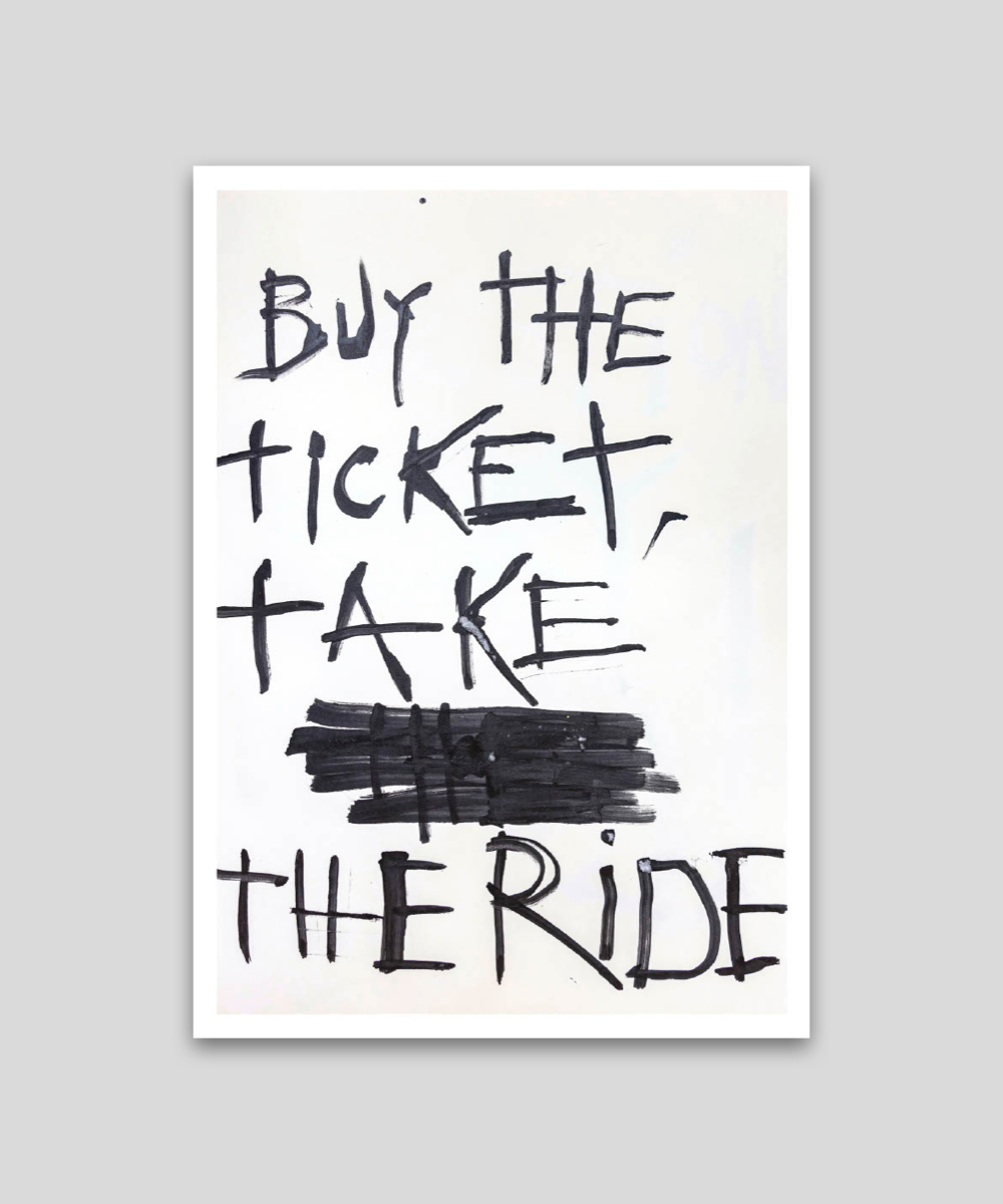 Buy The Ticket, Take The Ride - Postcard